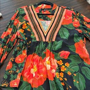 Anthropology Stephanie, BL-NK long sleeve blouse